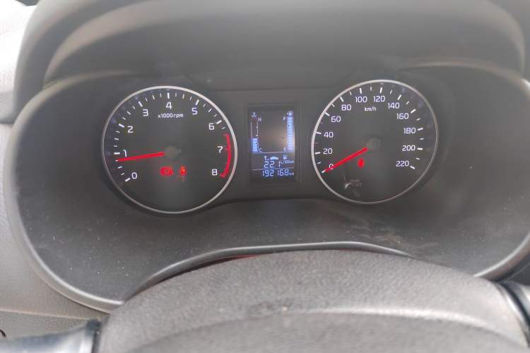 Used Kia Pegas 2017 1.4L Manual Fashion Edition Smart Odometer Close Up