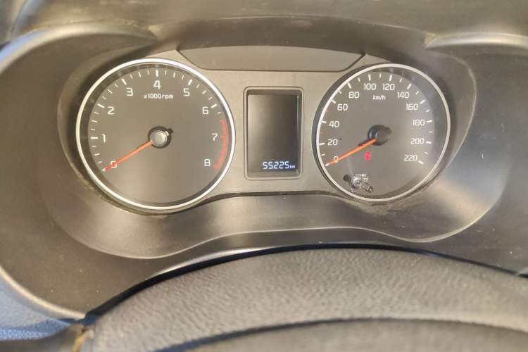Used Kia Pegas 2017 1.4L Manual Fashion Edition Smart Odometer Close Up