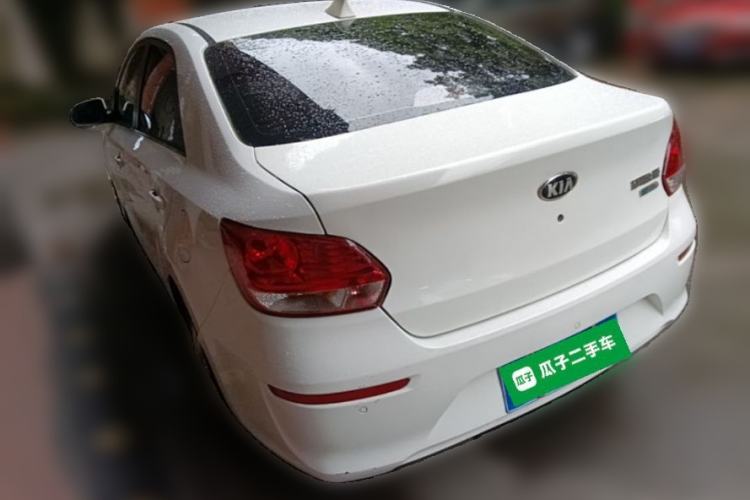 Used Kia Pegas 2017 1.4L Automatic Value Edition Rear Left 45 Deg