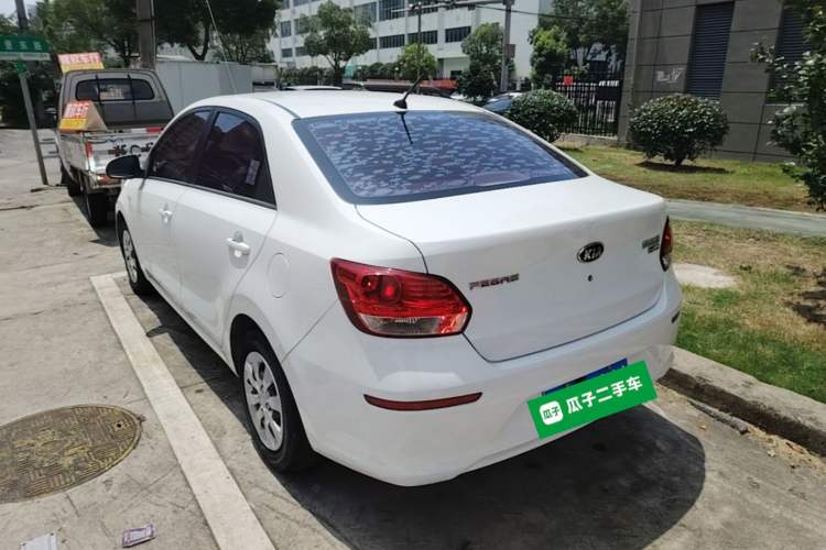 Used Kia Pegas 2017 1.4L Manual Fashion Edition Smart Rear Left 45 Deg