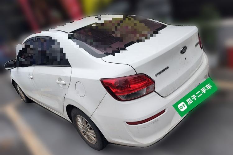 Used Kia Pegas 2017 1.4L Manual Value Edition Rear Left 45 Deg