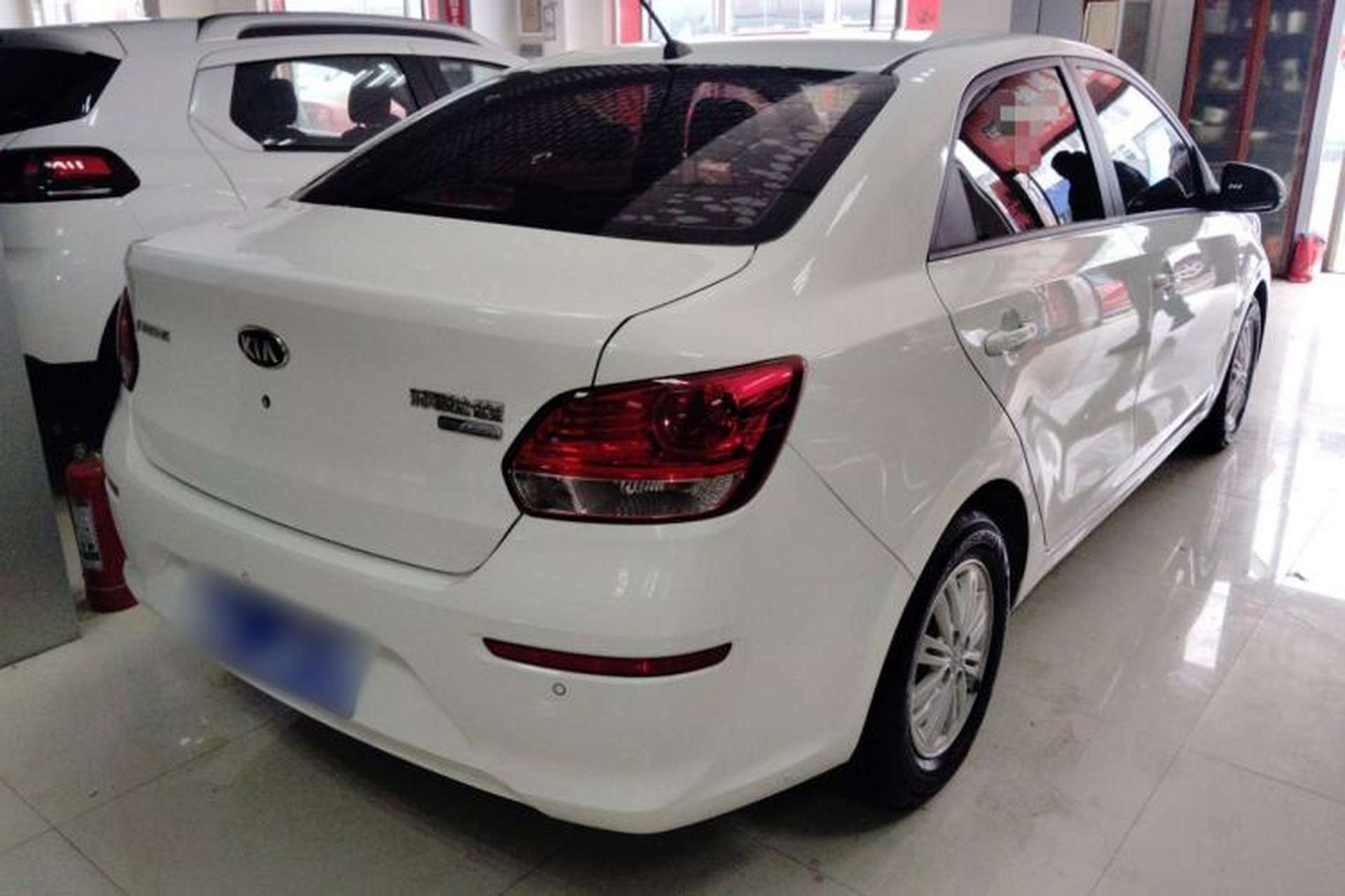 Used Kia Pegas 2017 1.4L Automatic Value Edition Rear Right 45 Deg
