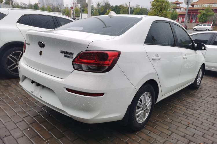 Used Kia Pegas 2017 1.4L Automatic Value Edition Rear Right 45 Deg
