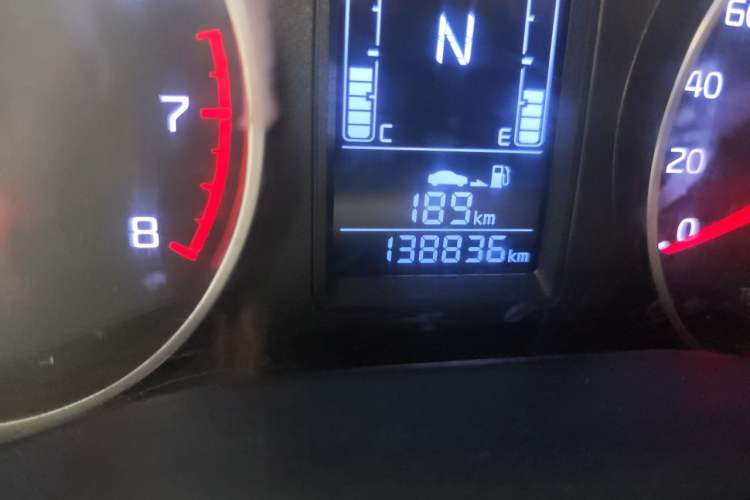 Used Kia Pegas 2019 1.4L Automatic Value Edition National VI Standard Odometer Close Up
