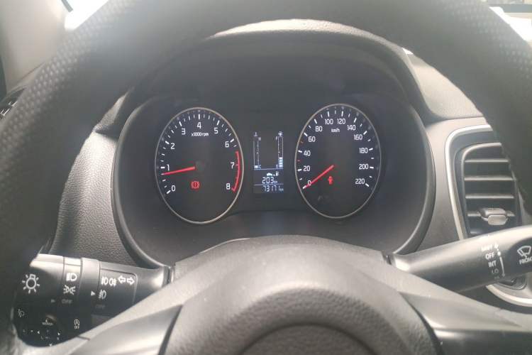 Used Kia Pegas 2019 1.4L Manual Value Edition (Compliant with National Emission Standard V) Odometer Close Up