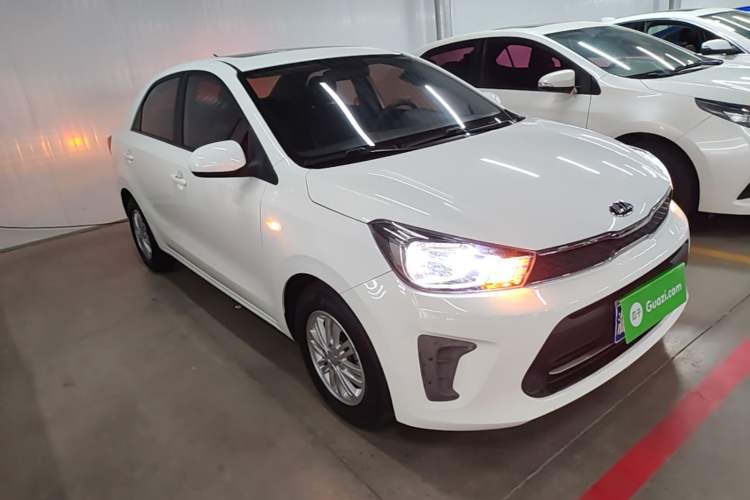 Used Kia Pegas 2020 Revised Version 1.4L Automatic Comfortable with Sunroof Front Right 45 Deg