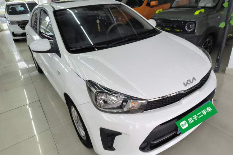 Used Kia Pegas 2020 Revised Version 1.4L Automatic Comfortable with Sunroof Front Right 45 Deg