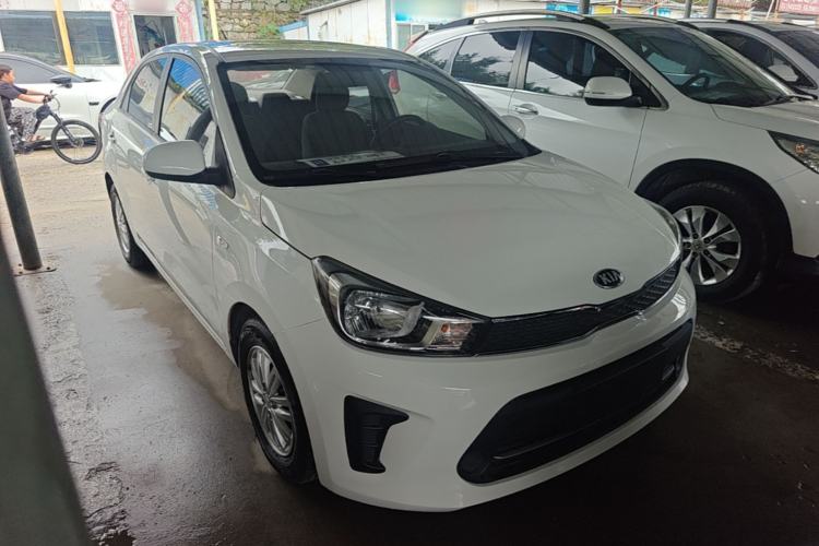 Used Kia Pegas 2020 Revised Version 1.4L Automatic Comfortable with Sunroof Front Right 45 Deg