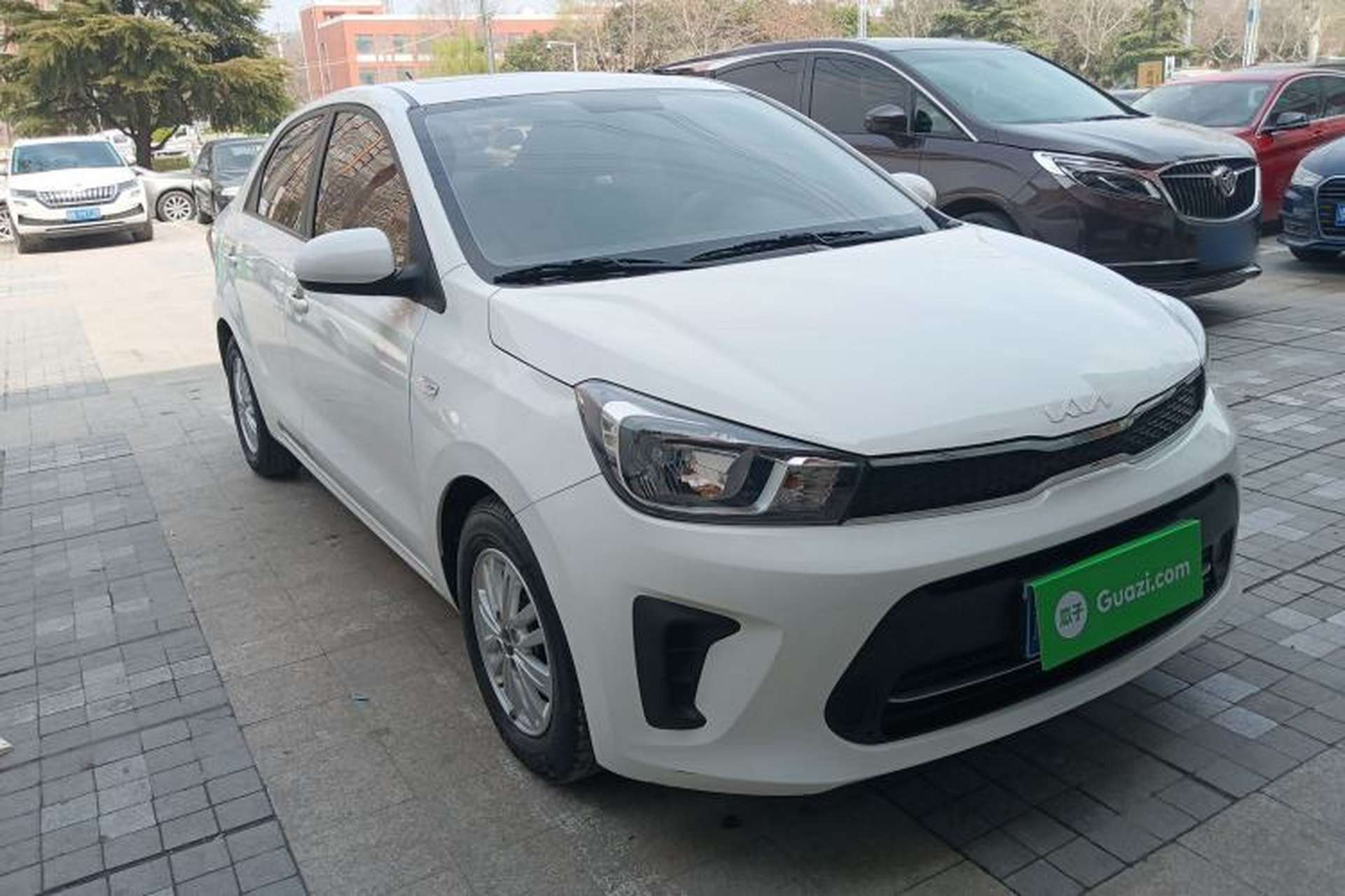 Used Kia Pegas 2020 Revised Version 1.4L Automatic Comfortable with Sunroof Front Right 45 Deg