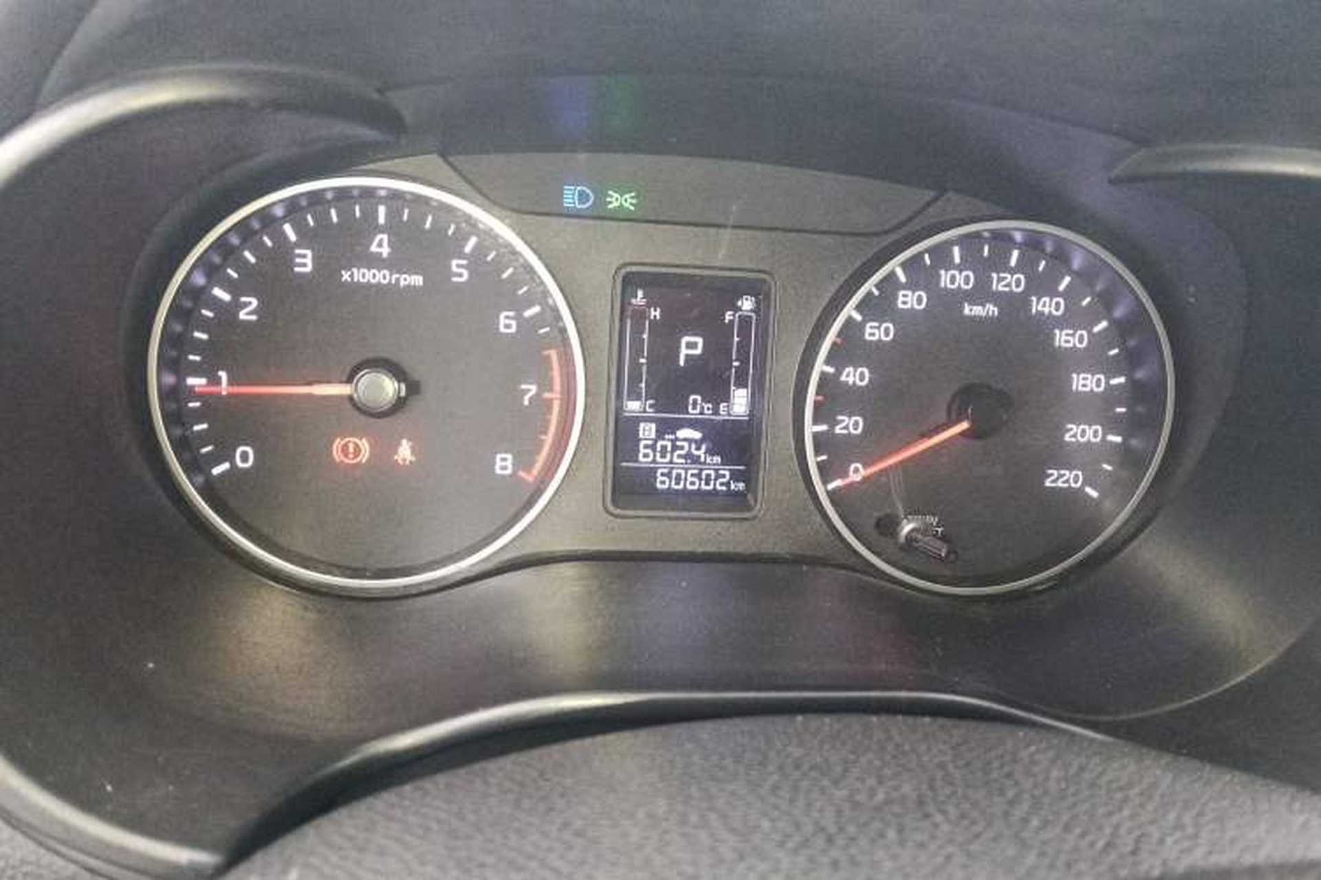 Used Kia Pegas 2020 1.4L Automatic Comfort Version with Sunroof Instrument Cluster