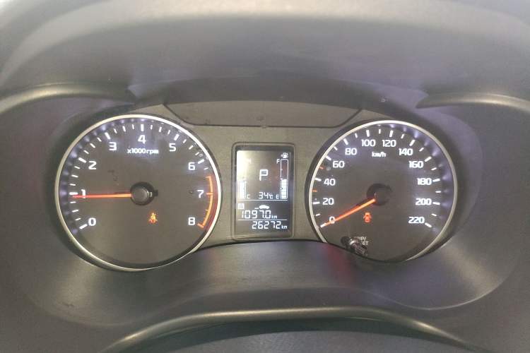 Used Kia Pegas 2020 1.4L Automatic Comfort Version with Sunroof Instrument Cluster