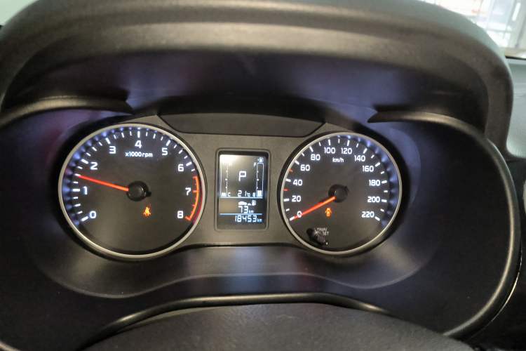 Used Kia Pegas 2020 Revised Version 1.4L Automatic Comfortable with Sunroof Instrument Cluster