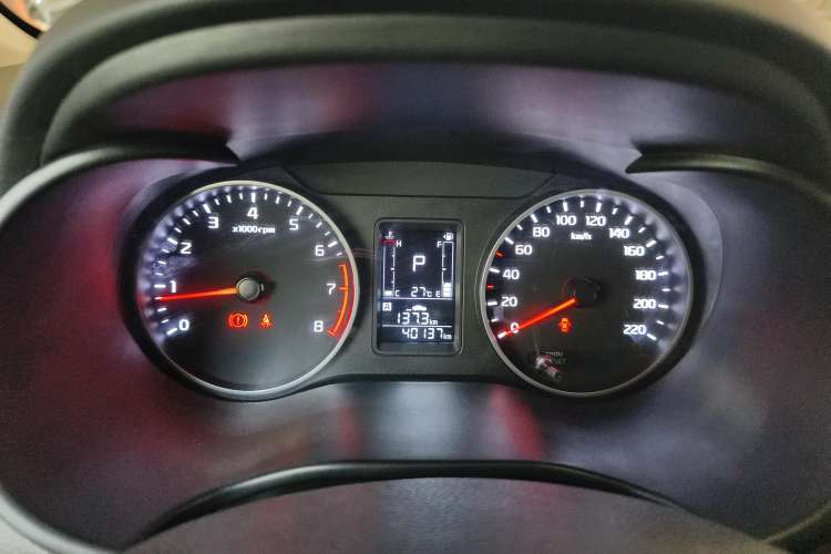 Used Kia Pegas 2020 Revised Version 1.4L Automatic Comfortable with Sunroof Instrument Cluster