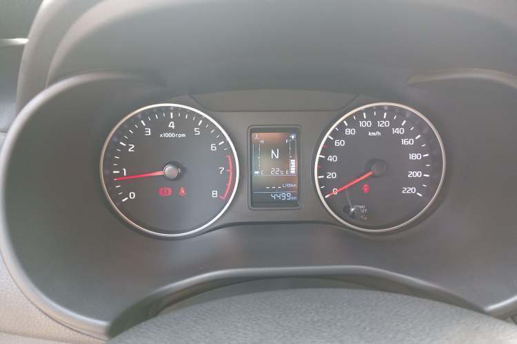 Used Kia Pegas 2020 Revised Version 1.4L Automatic Comfortable with Sunroof Instrument Cluster