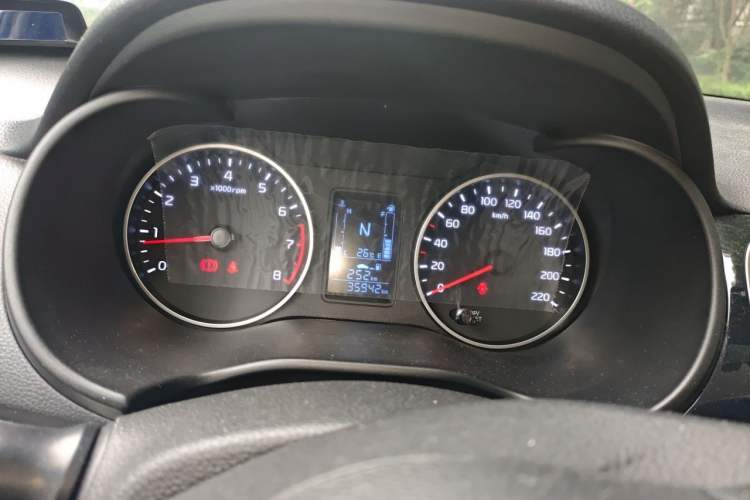 Used Kia Pegas 2020 1.4L Automatic Comfort Version with Sunroof Instrument Cluster