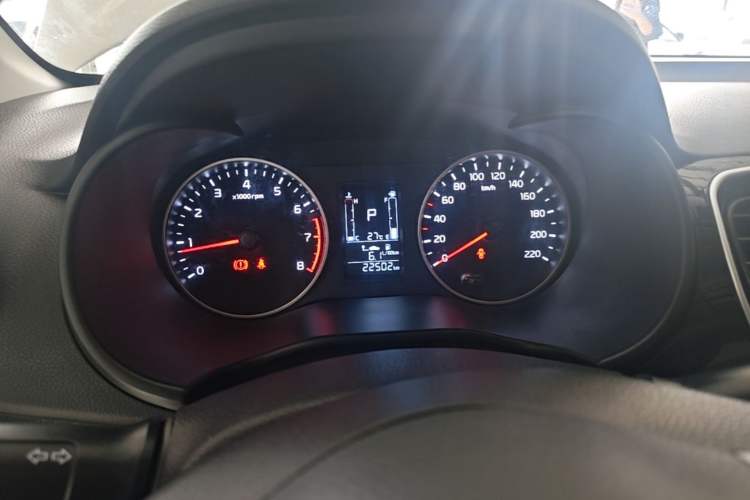 Used Kia Pegas 2020 Revised Version 1.4L Automatic Comfortable with Sunroof Instrument Cluster