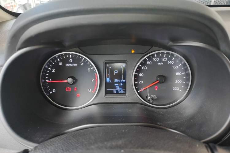 Used Kia Pegas 2020 Revised Version 1.4L Automatic Comfortable with Sunroof Instrument Cluster