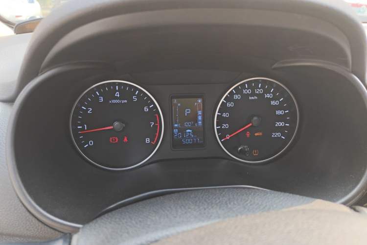 Used Kia Pegas 2020 1.4L Automatic Comfort Version with Sunroof Instrument Cluster