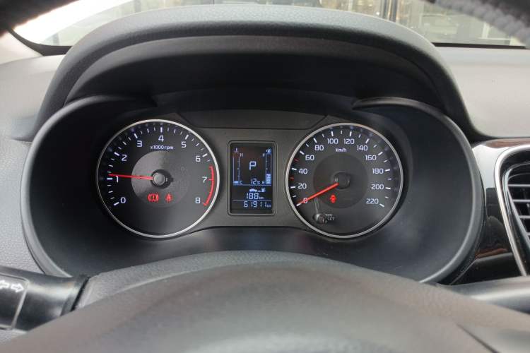 Used Kia Pegas 2020 Revised Version 1.4L Automatic Comfortable with Sunroof Instrument Cluster