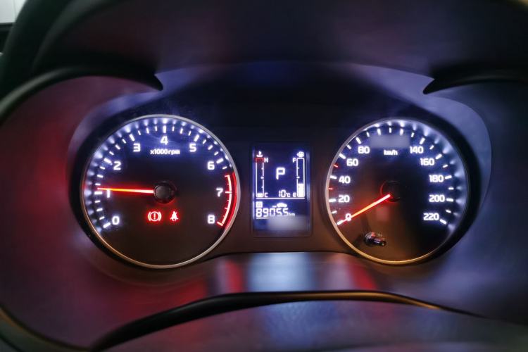 Used Kia Pegas 2020 Revised Version 1.4L Automatic Comfortable with Sunroof Instrument Cluster