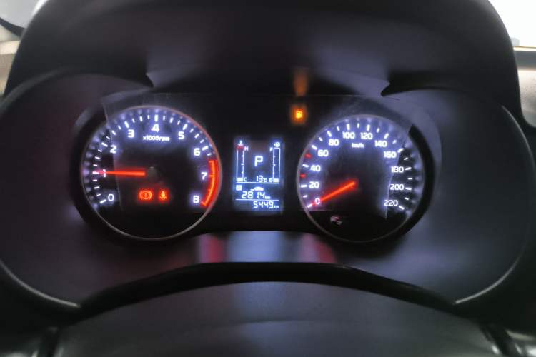 Used Kia Pegas 2020 Revised Version 1.4L Automatic Comfortable with Sunroof Instrument Cluster