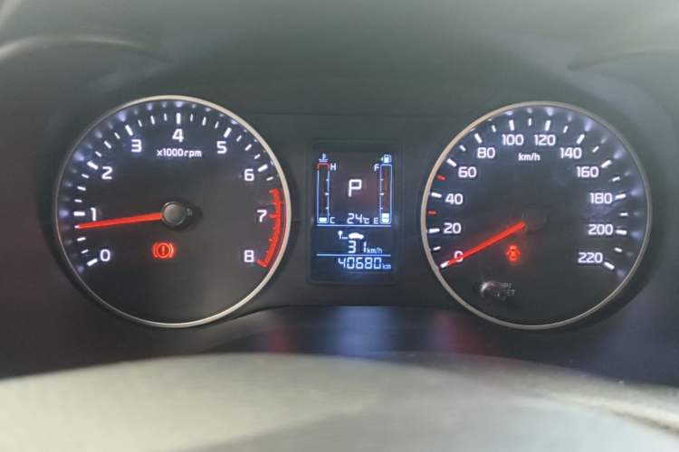 Used Kia Pegas 2020 1.4L Automatic Comfort Version with Sunroof Instrument Cluster