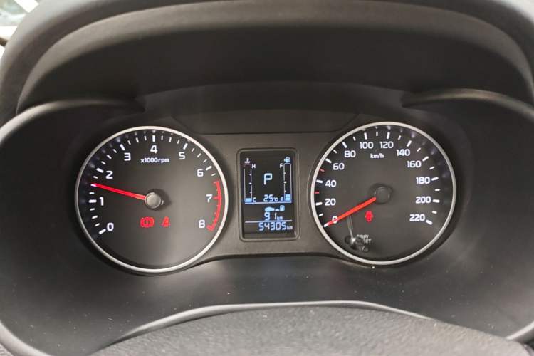 Used Kia Pegas 2020 Revised Version 1.4L Automatic Comfortable with Sunroof Instrument Cluster