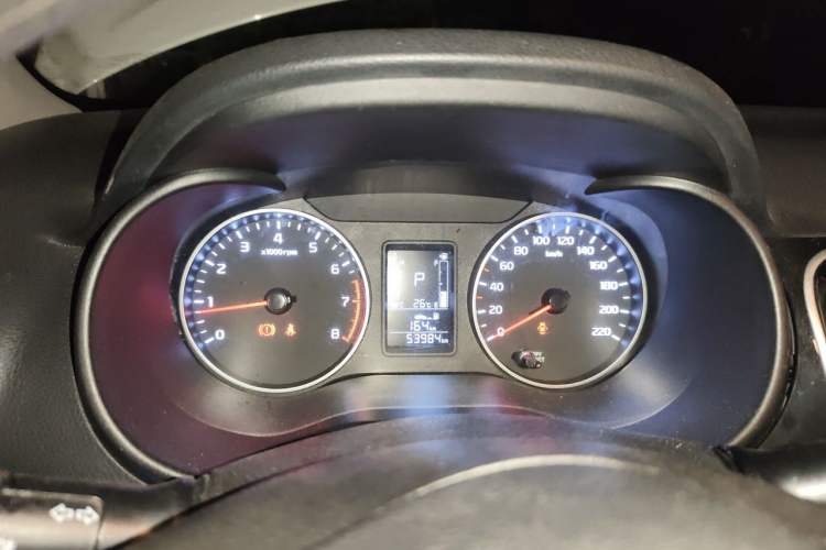 Used Kia Pegas 2020 Revised Version 1.4L Automatic Comfortable with Sunroof Instrument Cluster