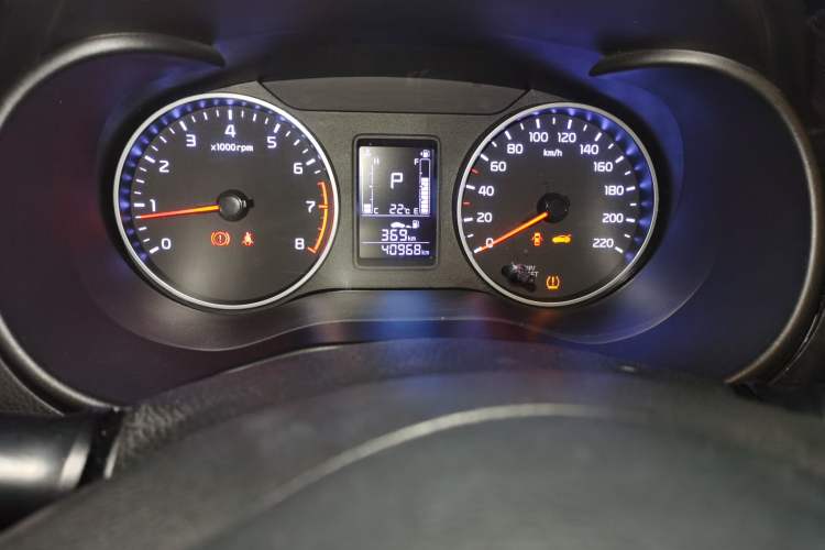Used Kia Pegas 2020 1.4L Automatic Comfort Version with Sunroof Odometer Close Up