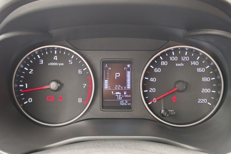 Used Kia Pegas 2020 Revised Version 1.4L Automatic Comfortable with Sunroof Odometer Close Up