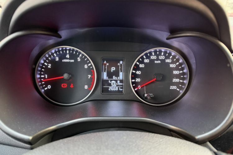 Used Kia Pegas 2020 1.4L Automatic Comfort Version with Sunroof Odometer Close Up