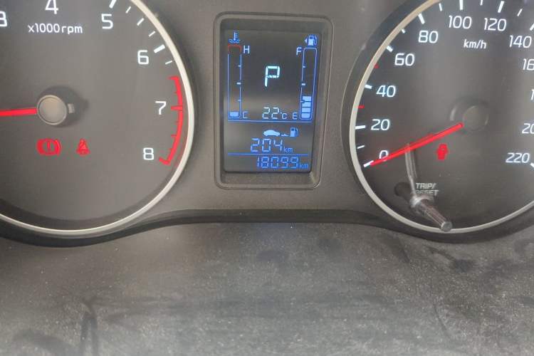 Used Kia Pegas 2020 1.4L Automatic Comfort Version with Sunroof Odometer Close Up