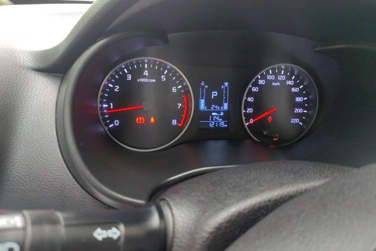 Used Kia Pegas 2020 Revised Version 1.4L Automatic Comfortable with Sunroof Odometer Close Up