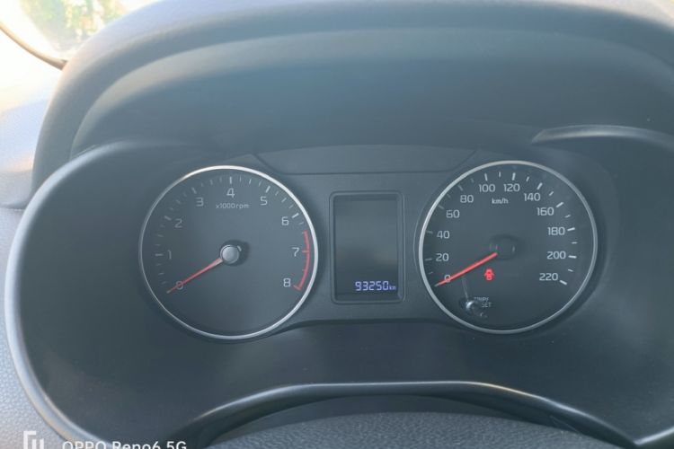 Used Kia Pegas 2020 Revised Version 1.4L Automatic Comfortable with Sunroof Odometer Close Up