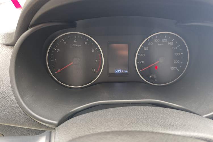Used Kia Pegas 2020 1.4L Automatic Comfort Version with Sunroof Odometer Close Up