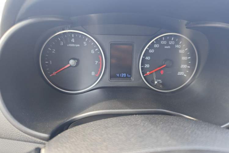 Used Kia Pegas 2020 Revised Version 1.4L Automatic Comfortable with Sunroof Odometer Close Up