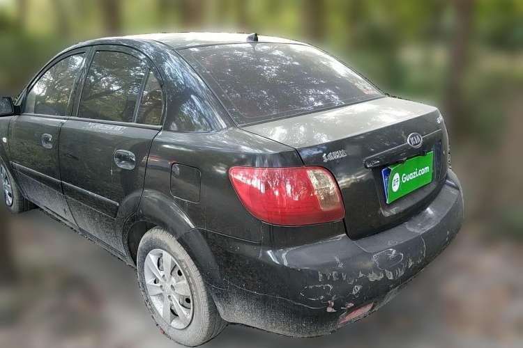Used Kia Rio 2007 1.4L MT GL Rear Left 45 Deg