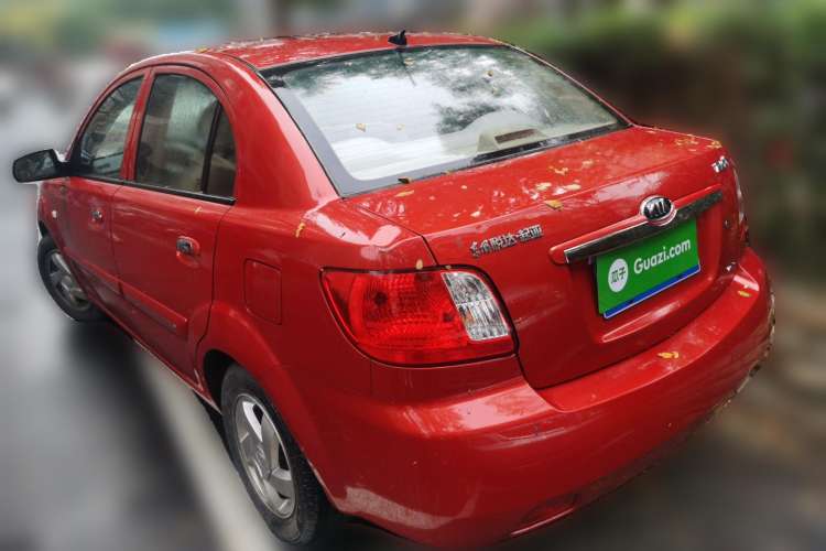 Used Kia Rio 2007 1.4L AT GLS Rear Left 45 Deg