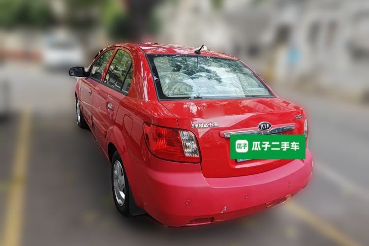 Used Kia Rio 2007 1.4L AT GLS Rear Left 45 Deg