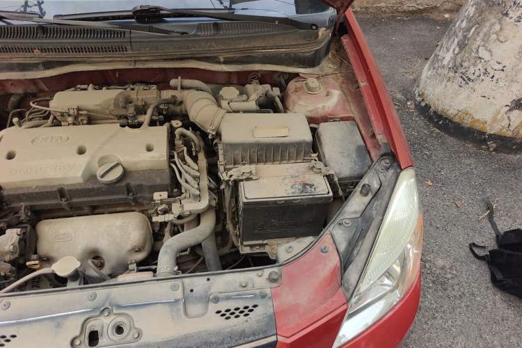 Used Kia Rio 2007 1.4L MT GLS Engine Bay Left
