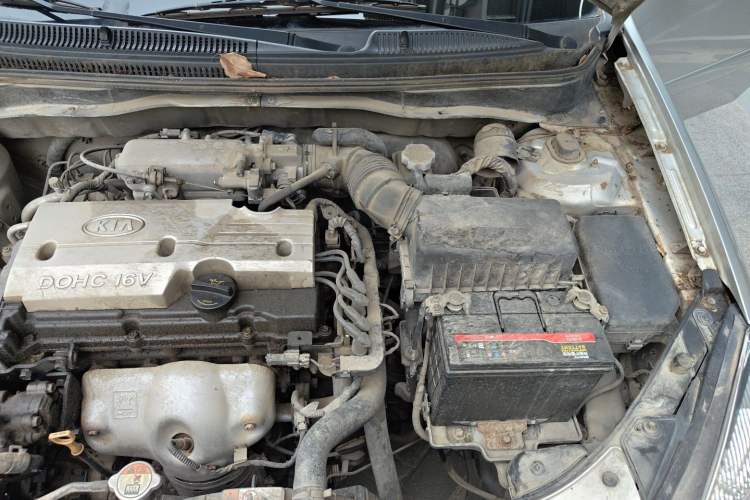 Used Kia Rio 2007 1.4L MT GL Engine Bay Left