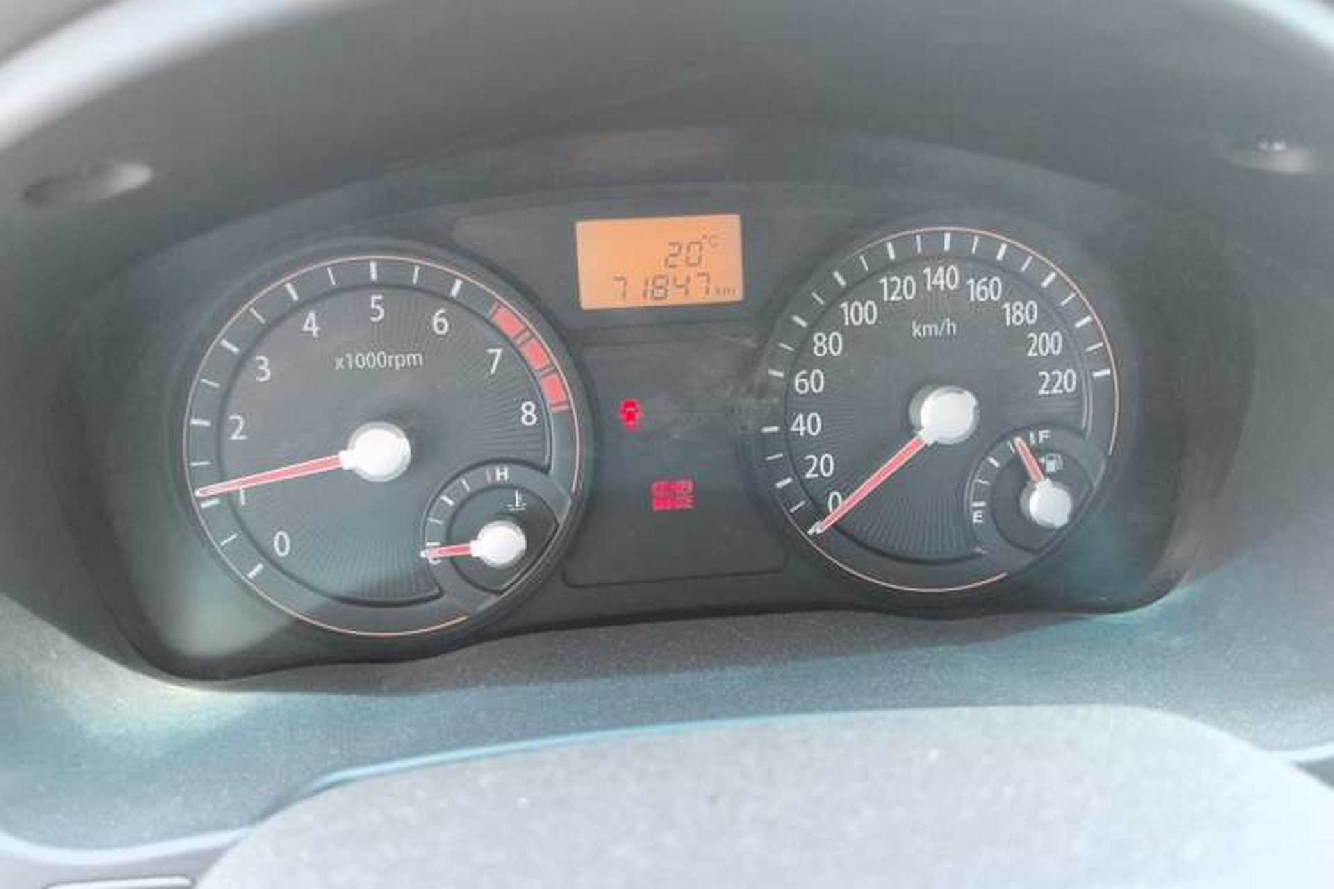 Used Kia Rio 2007 1.4L MT GLS Odometer Close Up