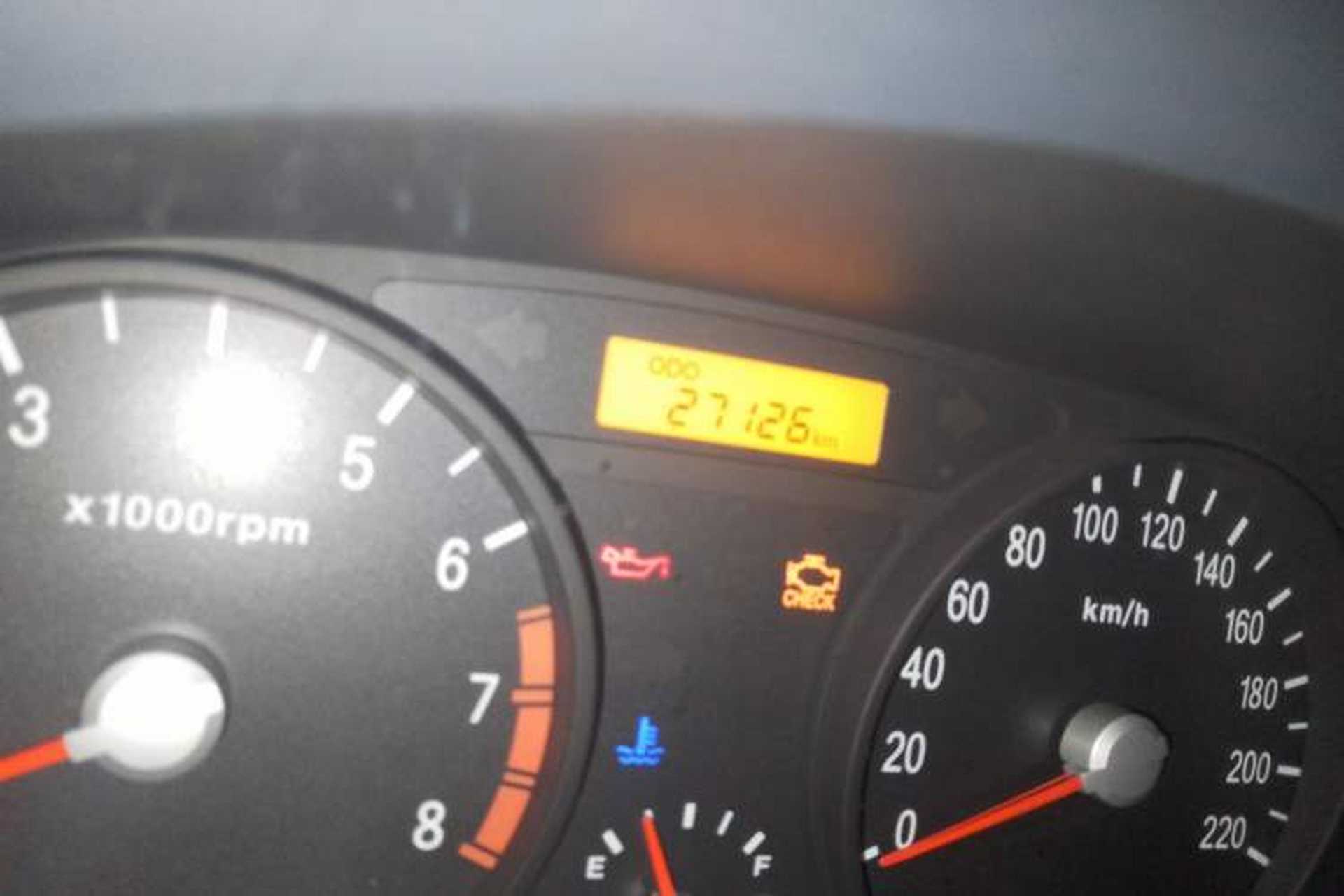 Used Kia Rio 2007 1.4L MT GL Odometer Close Up