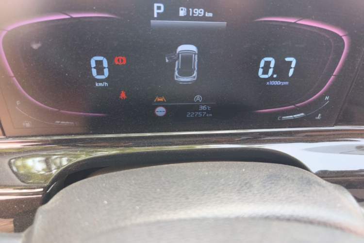 Used Kia Seltos 2023 1.5L CVT Luxury Edition Odometer Close Up