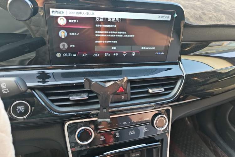 Used Kia Seltos 2023 1.5L CVT Luxury Edition Audio And AC Panel