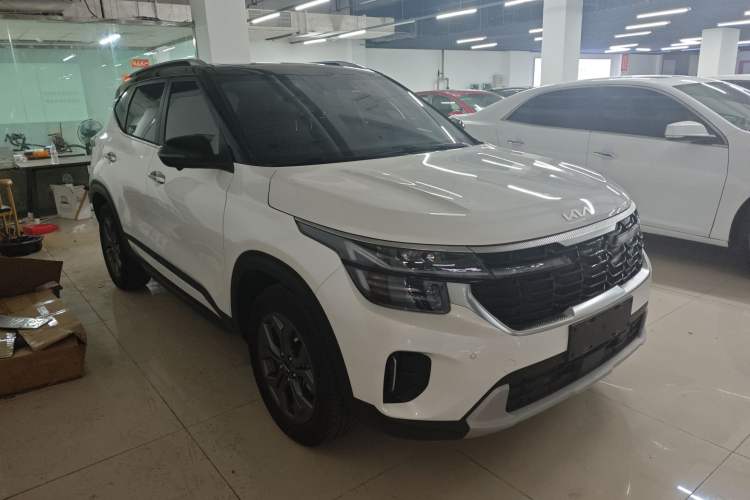 Used Kia Seltos 2023 1.5L CVT Luxury Edition Front Right 45 Deg