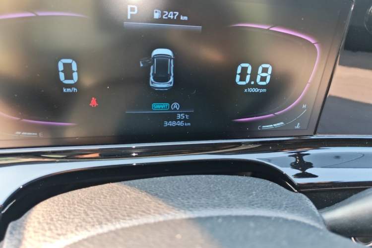 Used Kia Seltos 2023 1.5L CVT Luxury Edition Odometer Close Up