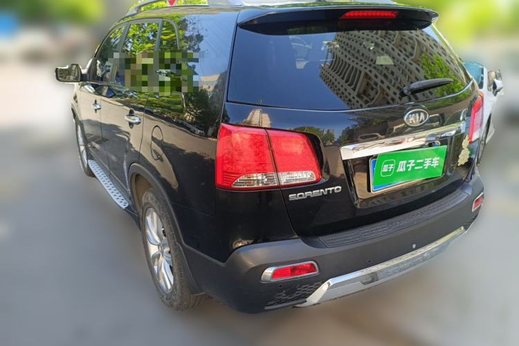 Used Kia Sorento 2012 2.4L Gasoline Luxury Edition Rear Left 45 Deg