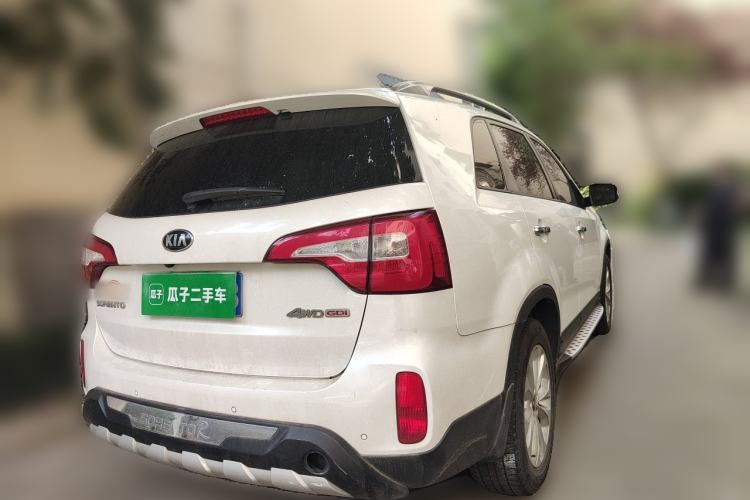 Used Kia Sorento 2013 2.4L 5-Seater Gasoline Luxury Version China V Standard Rear Right 45 Deg