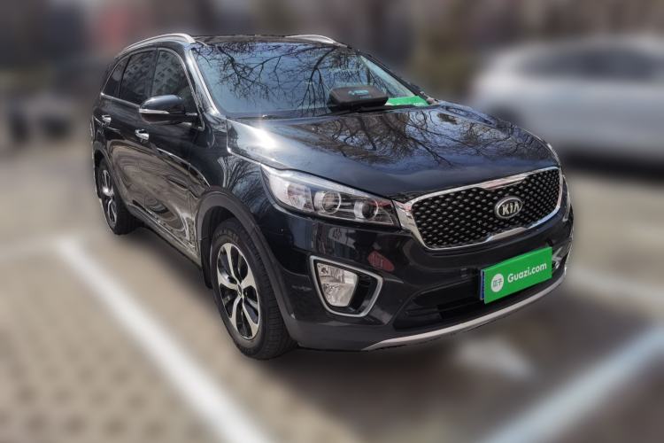 Used Kia Sorento 2015 Sorento L 2.0T Gasoline 4WD Elite Edition 7 Seats China V Emission Standard Front Right 45 Deg